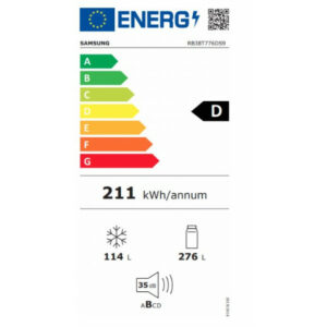 SAMSUNG RB38T776DS9/EF Ψυγειοκαταψύκτης Inox - (6 δόσεις άτοκα)