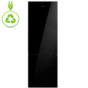 SHARP SJ-BA32IEBGE-EU Ψυγειοκαταψύκτης Crystal Black