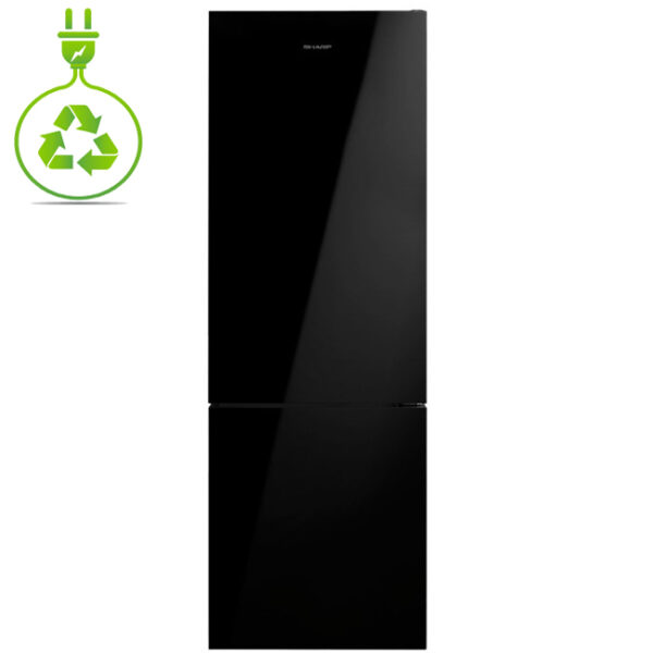 SHARP SJ-BA32IEBGE-EU Ψυγειοκαταψύκτης Crystal Black