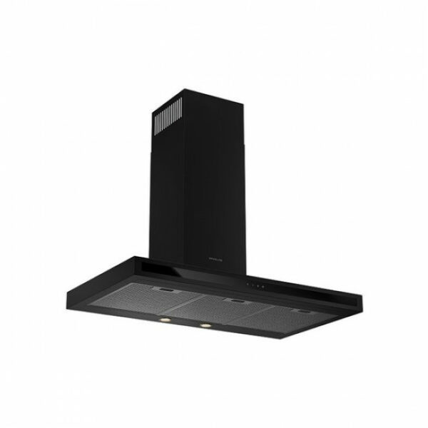DAVOLINE SQUARE 90 BL Απορροφητήρας Καμινάδα Black
