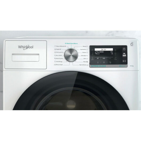 WHIRLPOOL W6 W045WB EE Πλυντήριο ρούχων White - (6 δόσεις άτοκα)