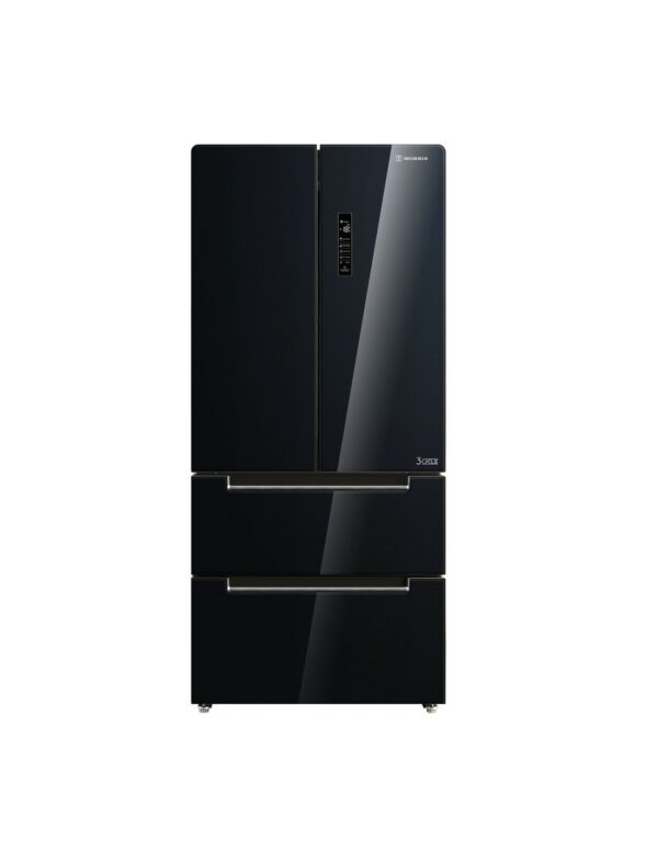 Morris B94500NFG Black Glass Ψυγείο Ντουλάπα 533lt Total NoFrost
