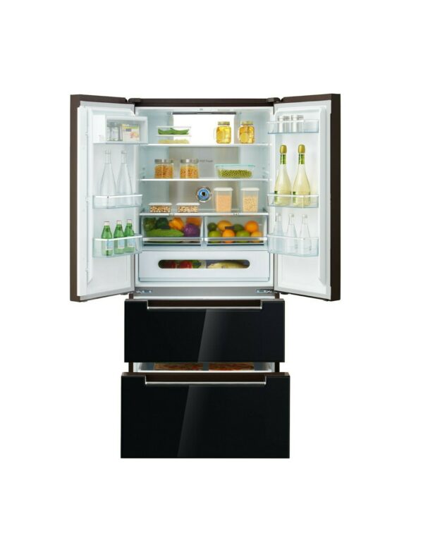 Morris B94500NFG Black Glass Ψυγείο Ντουλάπα 533lt Total NoFrost - Image 2