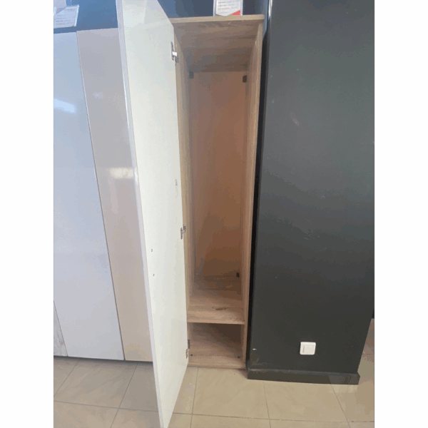 Ντουλάπα Μονόφυλλη, AVA 1, 39x185x50, Σόνομα/Λευκό 1219921452 s/w stock - Image 2