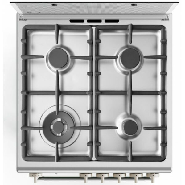 LA GERMANIA CLS6 4C 81 C X Κουζίνα αερίου Inox - (12 δόσεις άτοκα)