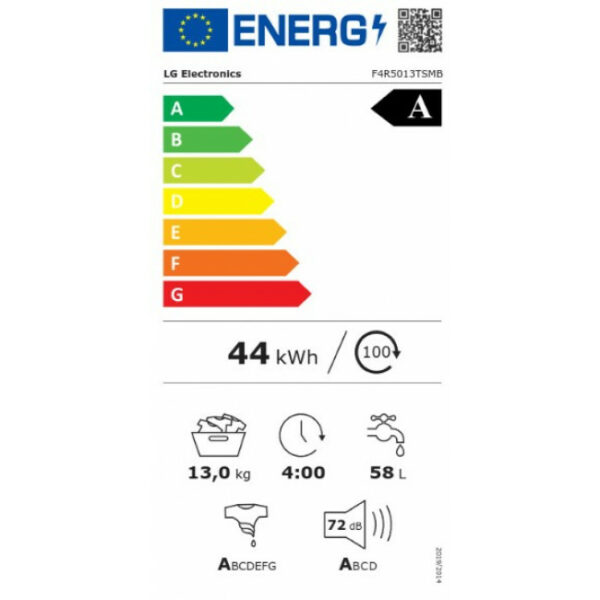 LG F4R5013TSMB Πλυντήριο ρούχων Black - (12 δόσεις άτοκα)