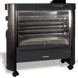 GRUPPE NGF-24BFHR Θερμάστρα Χαλαζία Black - (2 δόσεις άτοκα)