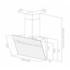 ELICA STRIPE BL/A/90/LX Καμίνι, Τζάκι Black - (8 δόσεις άτοκα)