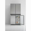 WHIRLPOOL WQ9 B2L Ψυγείο Ντουλάπα Inox - (12 δόσεις άτοκα)