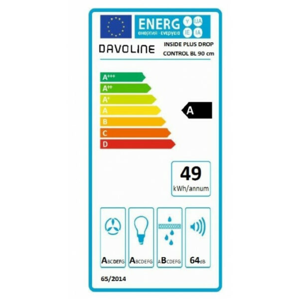 DAVOLINE INSIDE PLUS DROP CONTROL 90 Καμίνι Black - (12 δόσεις άτοκα)