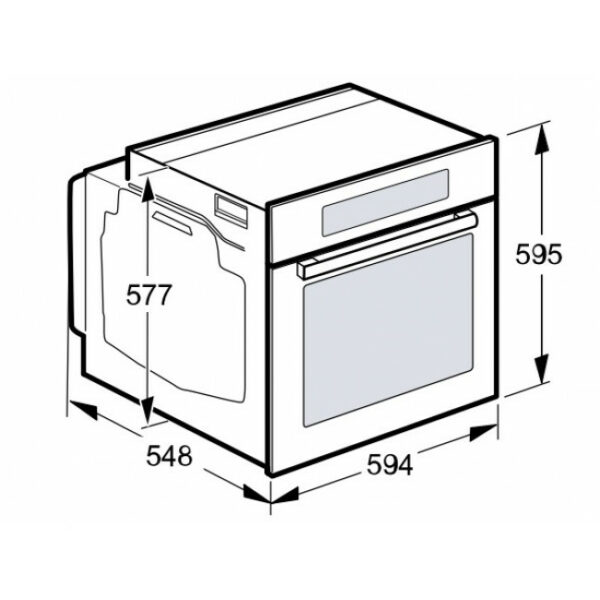 BOSCH HBG7241B1 Φούρνοι Black - (12 δόσεις άτοκα)