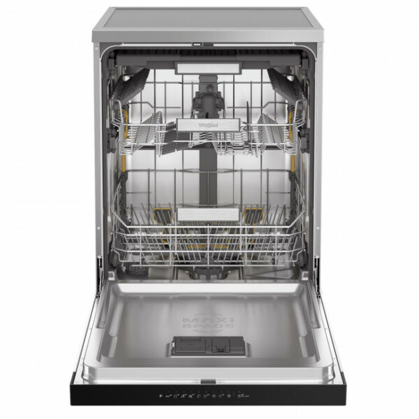 WHIRLPOOL W7F HP43 Πλυντήριο πιάτων Inox - (12 δόσεις άτοκα)