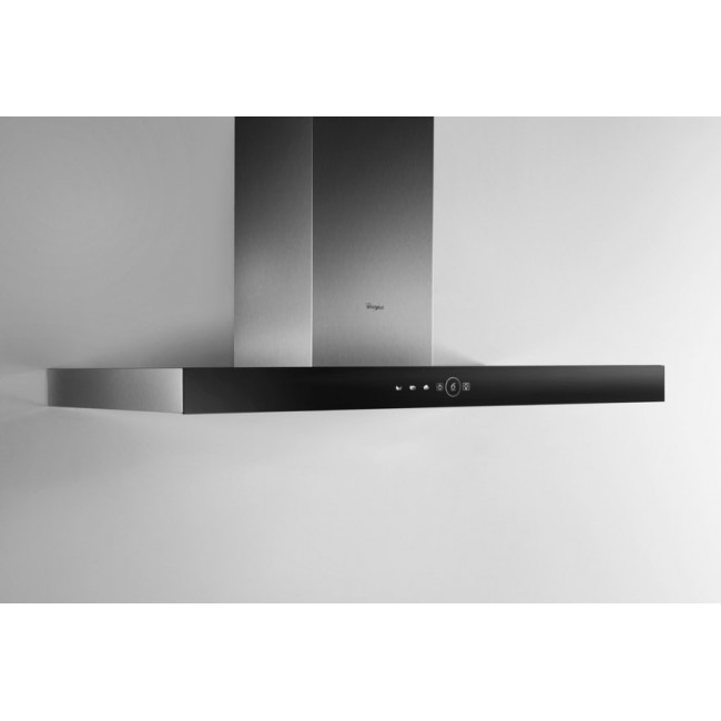 WHIRLPOOL AKR 759 IX HOOD WP Καμίνι Τζάκι Black-Inox - (9 δόσεις άτοκα)