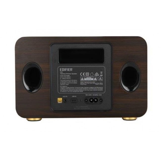 EDIFIER D32 Bluetooth Ηχείο Black Walnut - (4 δόσεις άτοκα)