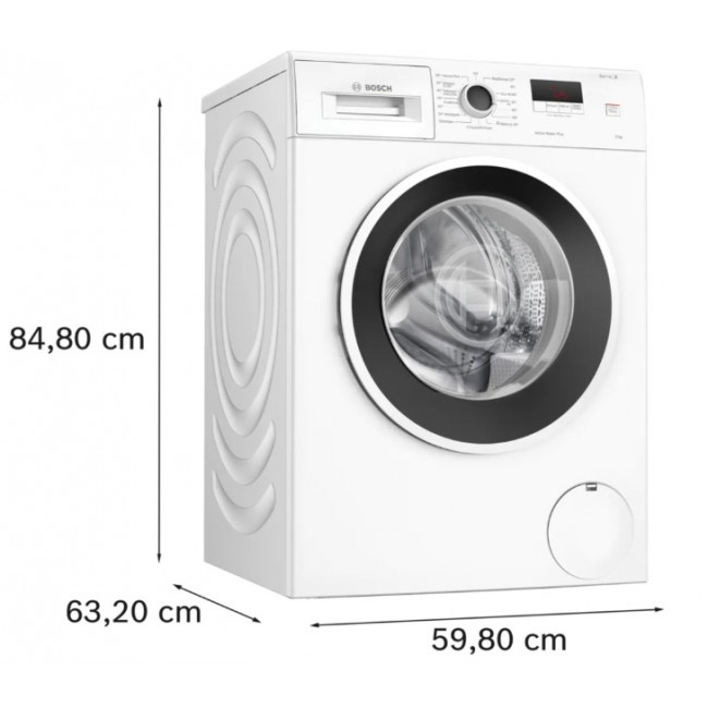 BOSCH WGE03400GR Πλυντήριο ρούχων White - (6 δόσεις άτοκα)