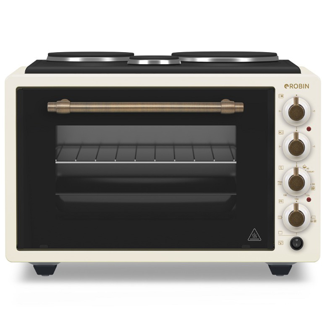 ROBIN ZK-65 Φουρνάκι, Κουζινάκι Retro - (4 δόσεις άτοκα)