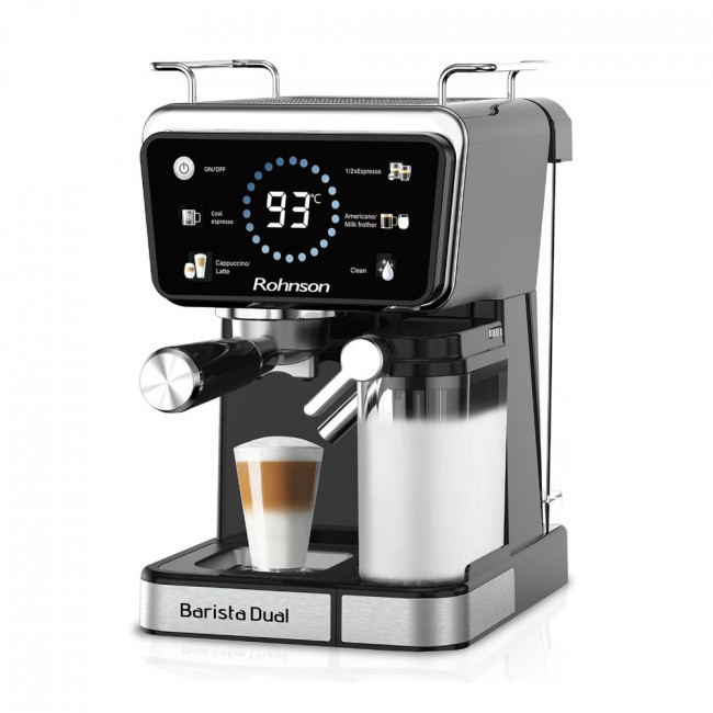 ROHNSON R-98082 Hot & Cold Barista Dual Μηχανή Espresso - (4 δόσεις άτοκα)